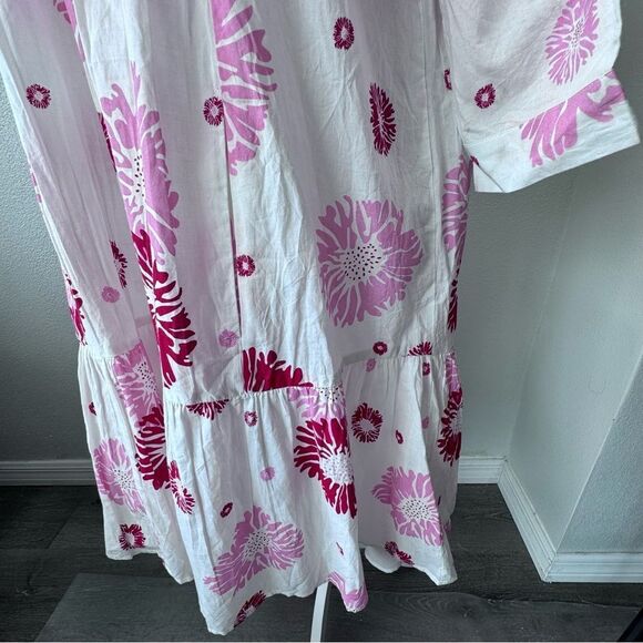 Ro's Garden Giselle Rose Pink Floral Floral Accents Dress SIZE XS NEW - Picture 8 of 16